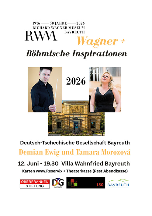 Logo der Deutsch-Tschechischen Gesellschaft Bayreuth als Banner.
